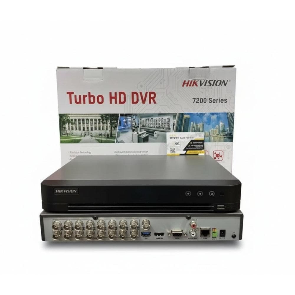 Gravador Digital Dvr Hikvision 16 Canais 3K 5Mp 7200 Series
