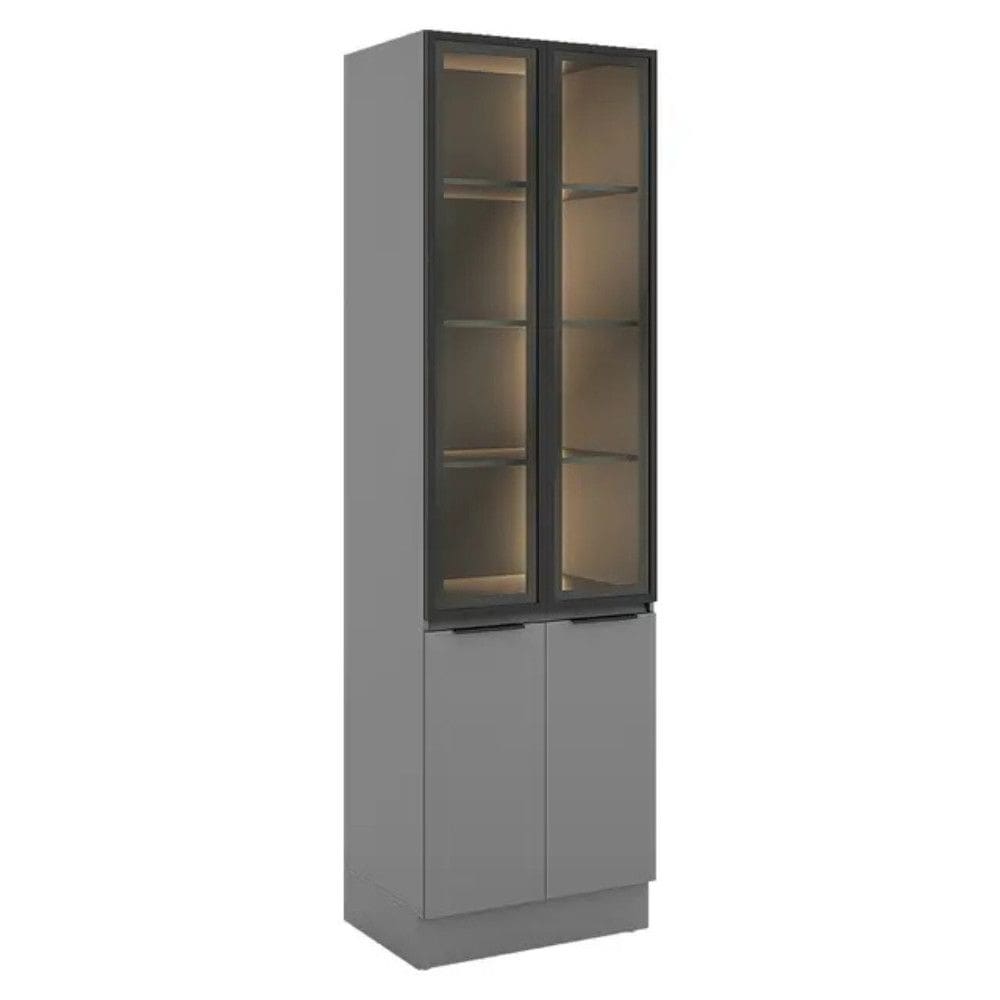 Paneleiro Telasul Lumina com Rodape 70cm LED 4 Portas