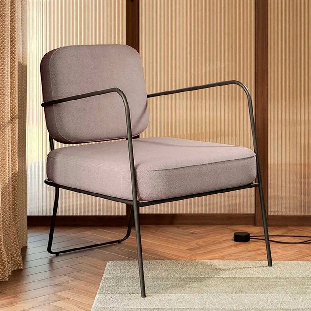 Poltrona Katy Base em Ferro Movellu Home