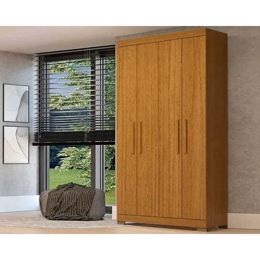 Guarda Roupa 4 Portas 2 Gavetas Lana Cinamomo - Acp