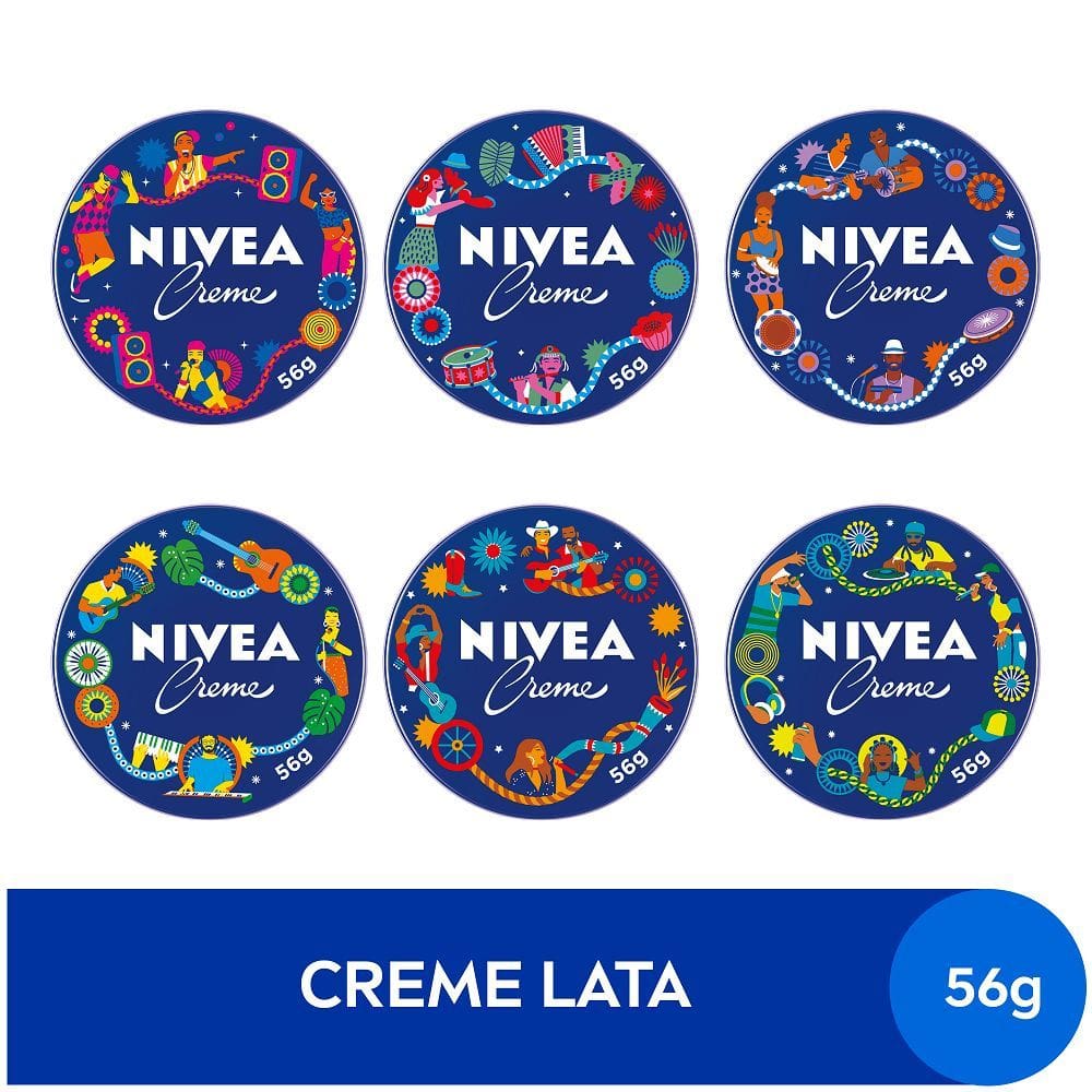 Creme Hidratante Nivea Ritmos Brasileiros 1 Unidade de 56g