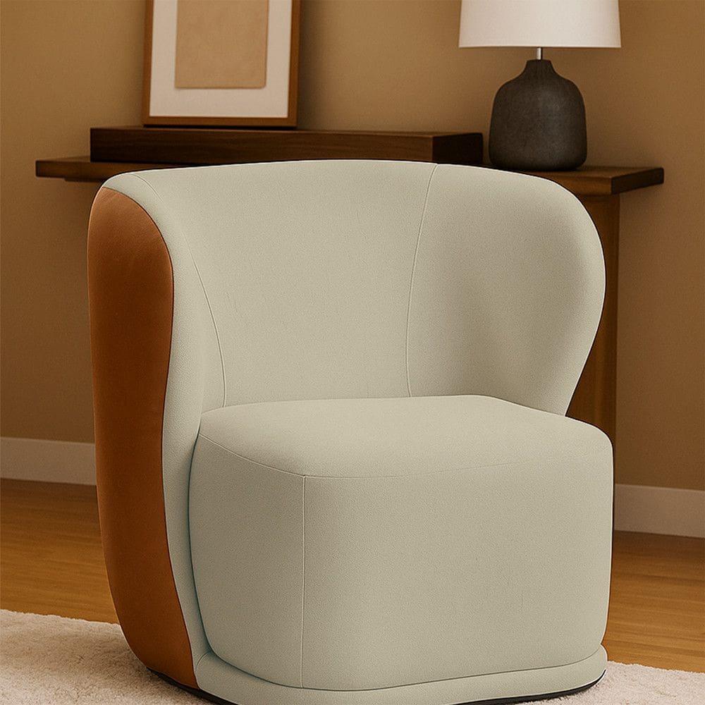 Poltrona Cork com Manta Acrilica Movellu Home