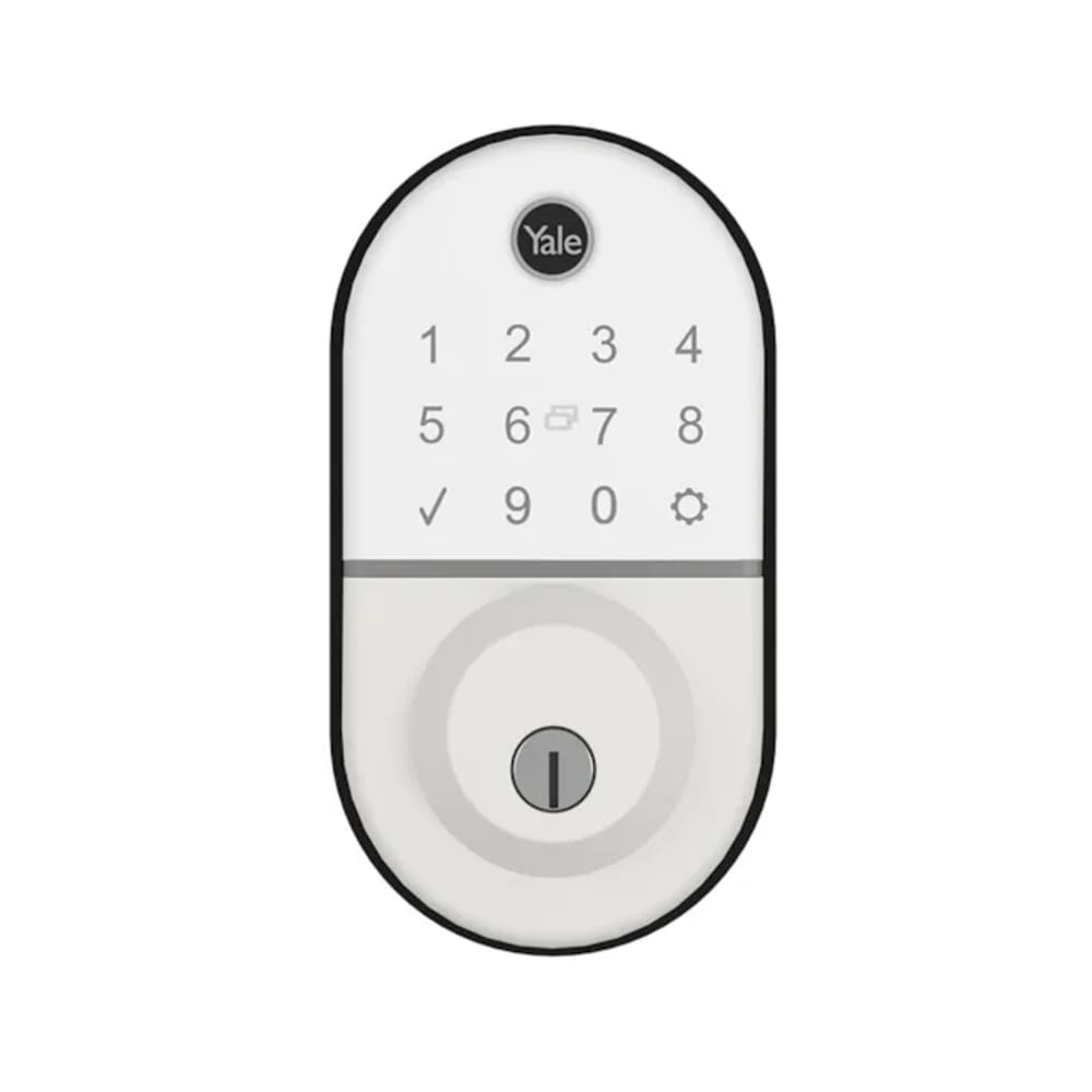 Fechadura Digital Compact Rolete Branca Yale