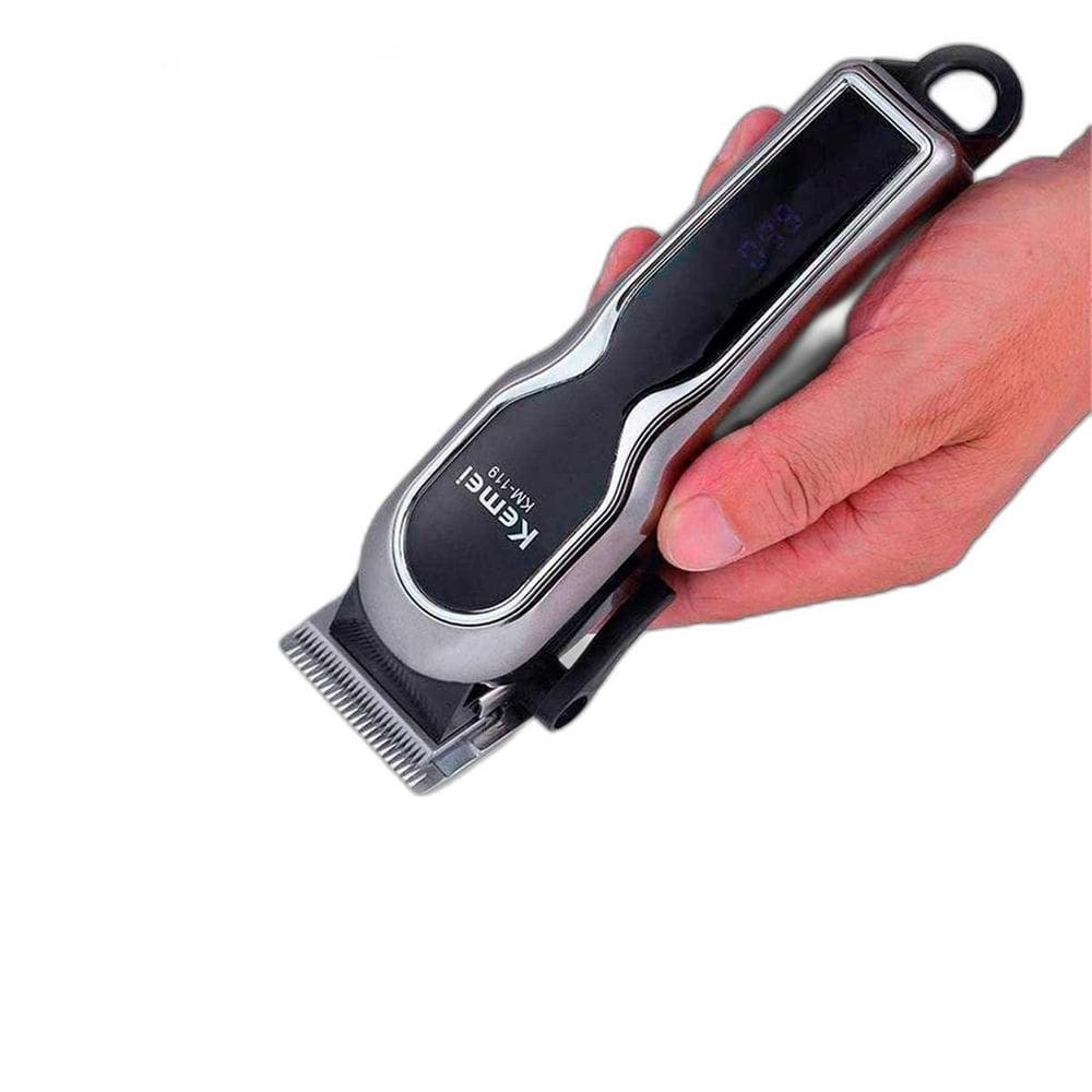 Cortador Kemei Leve Preciso Com Display Digital