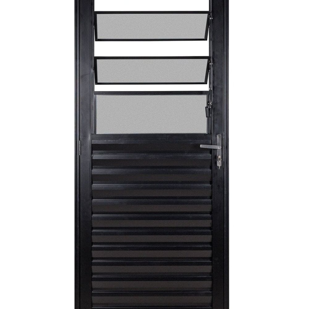 Porta Basculante Direita Vidro Mini Boreal 210x90cm Ecosul Esquadrisul