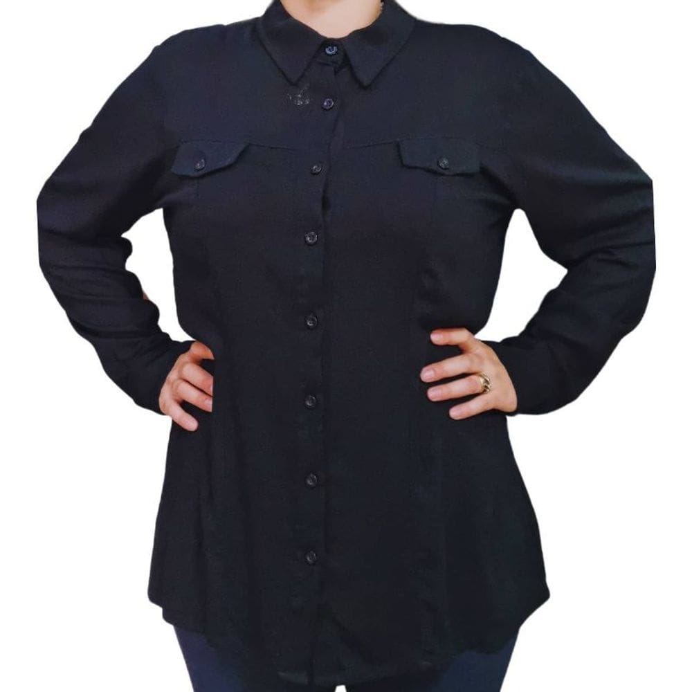 Camisete Feminino Manga Longa Raio de Luz Plus Size