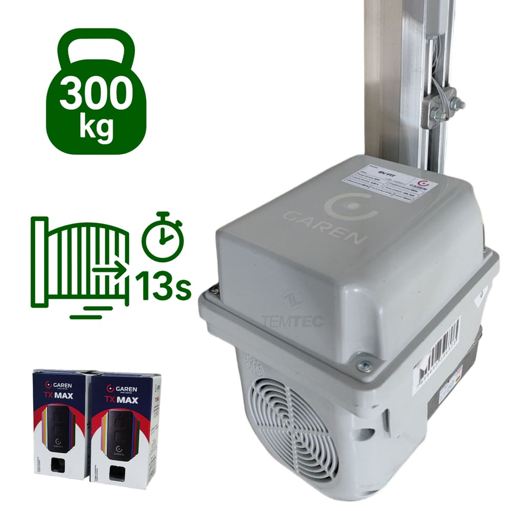 Motor Portão Basculante Garen 12s Bv Fit Ramp 300kg 2c