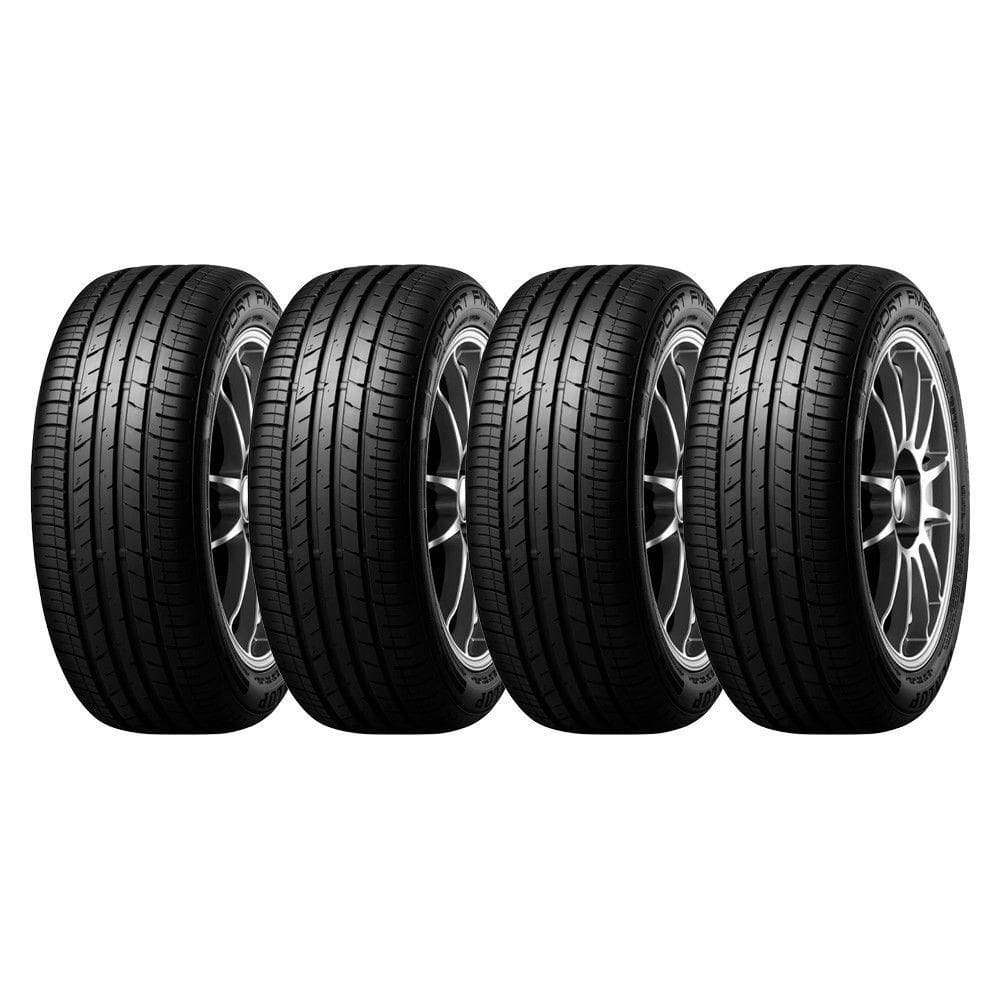 Kit 4 Pneus Dunlop 205/55r16 Sport Fm800 Preto