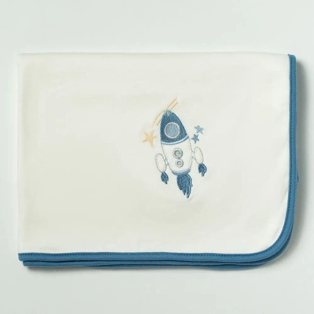 Manta de Suedine Hug Espacial Azul Nimbus