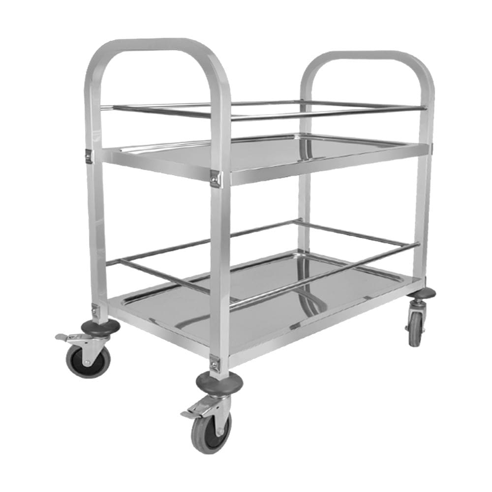 Carro transporte bebidas 2 bandejas 95x50 cm