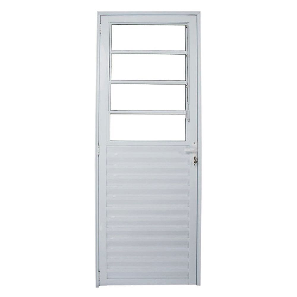 Porta Basculante Esquerda Vidro Mini Boreal 210x90cm Ecosul Esquadrisul