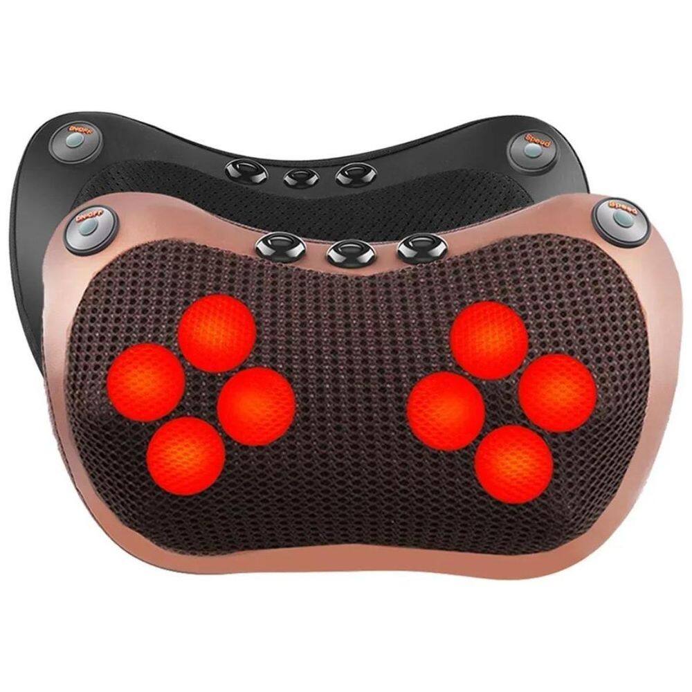 Almofada Shiatsu Com Led: Massagem Relaxante E Elétrica