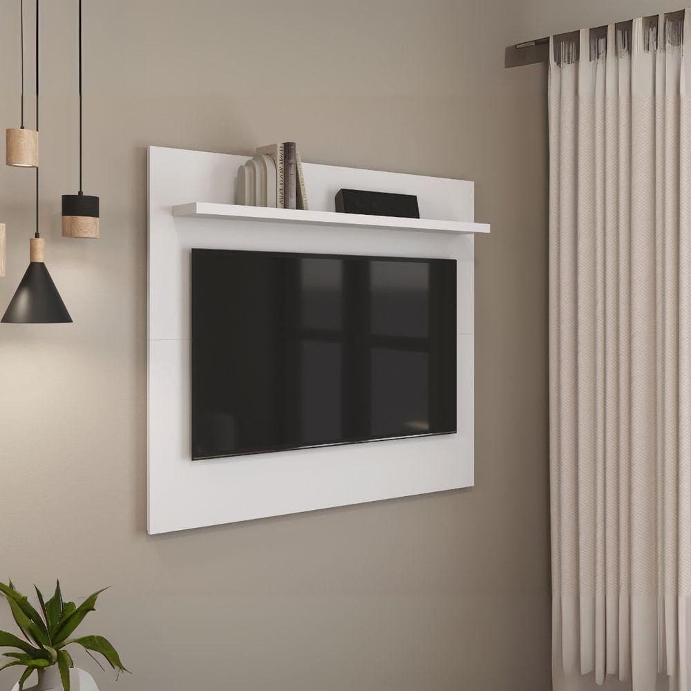 Painel Suspenso Tv 32 Polegadas Sirius Prateleira Patrimar Branco