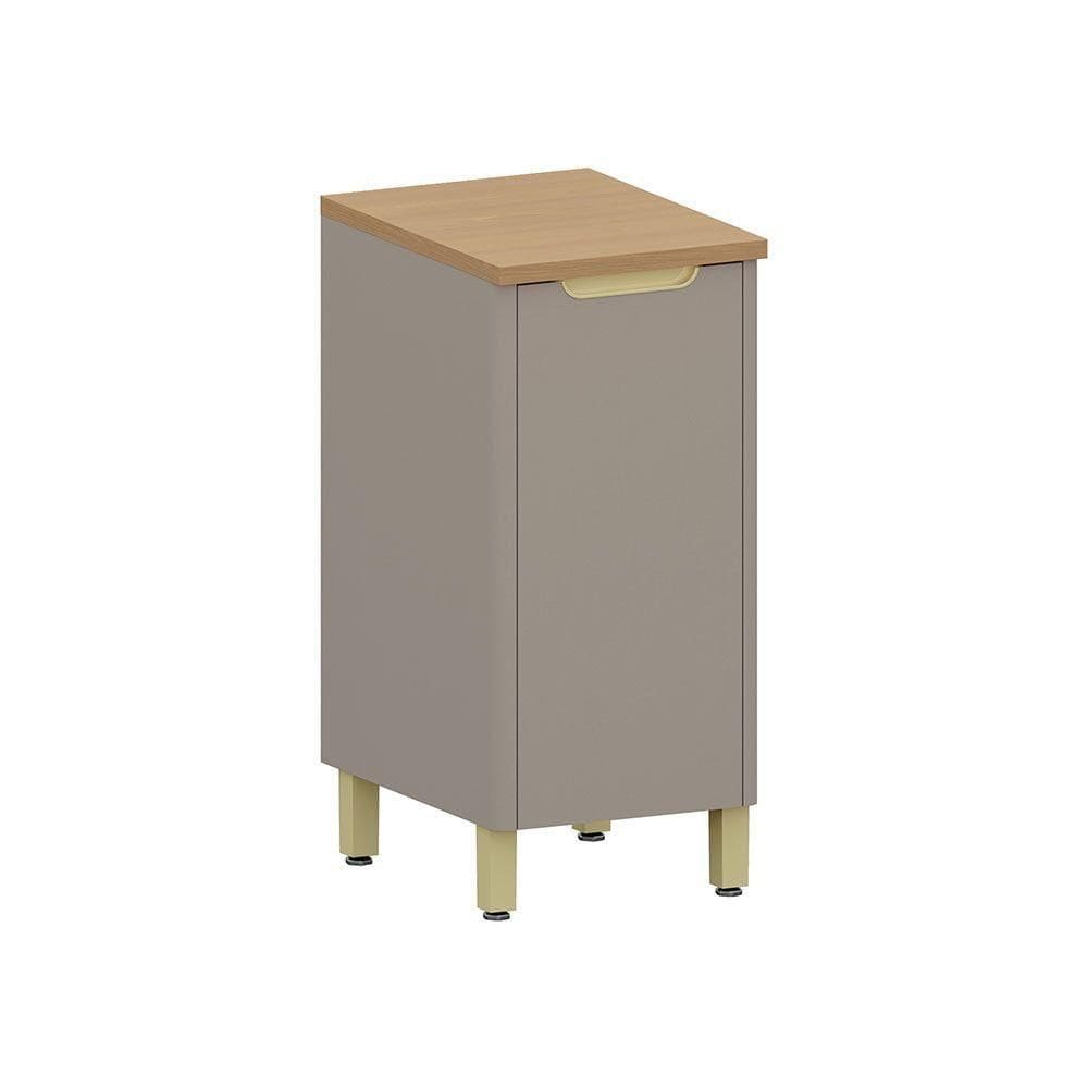 Balcão De Cozinha 40cm 1Porta Com Tampo Lumina Luciane Móve