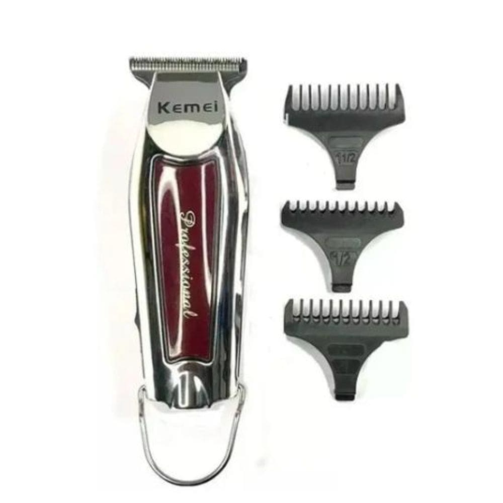Maquininha Aparadora De Pelos S/Fio Kemei Bivolt