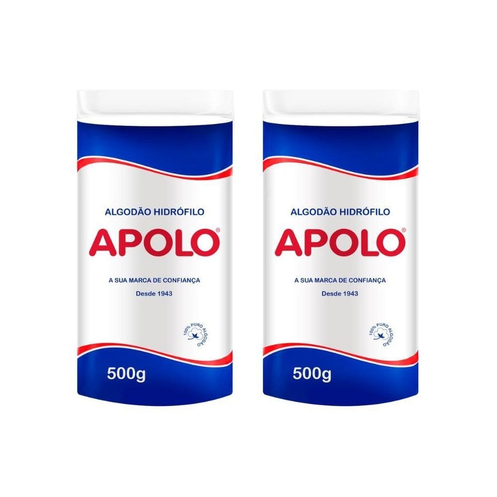 Algodao Apolo 500G - Kit Com 2Un