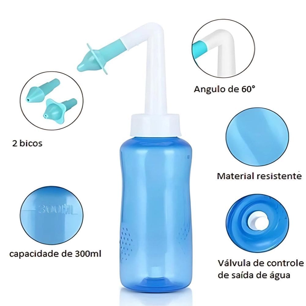 Equipamento Nasal Premium Com Lavagem Suave E Eficaz