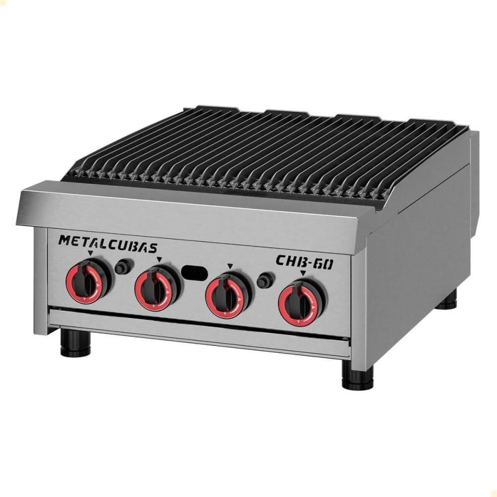 Chapa A Gás Char Broiler CHB 60 G2 Em Inox Metalcubas