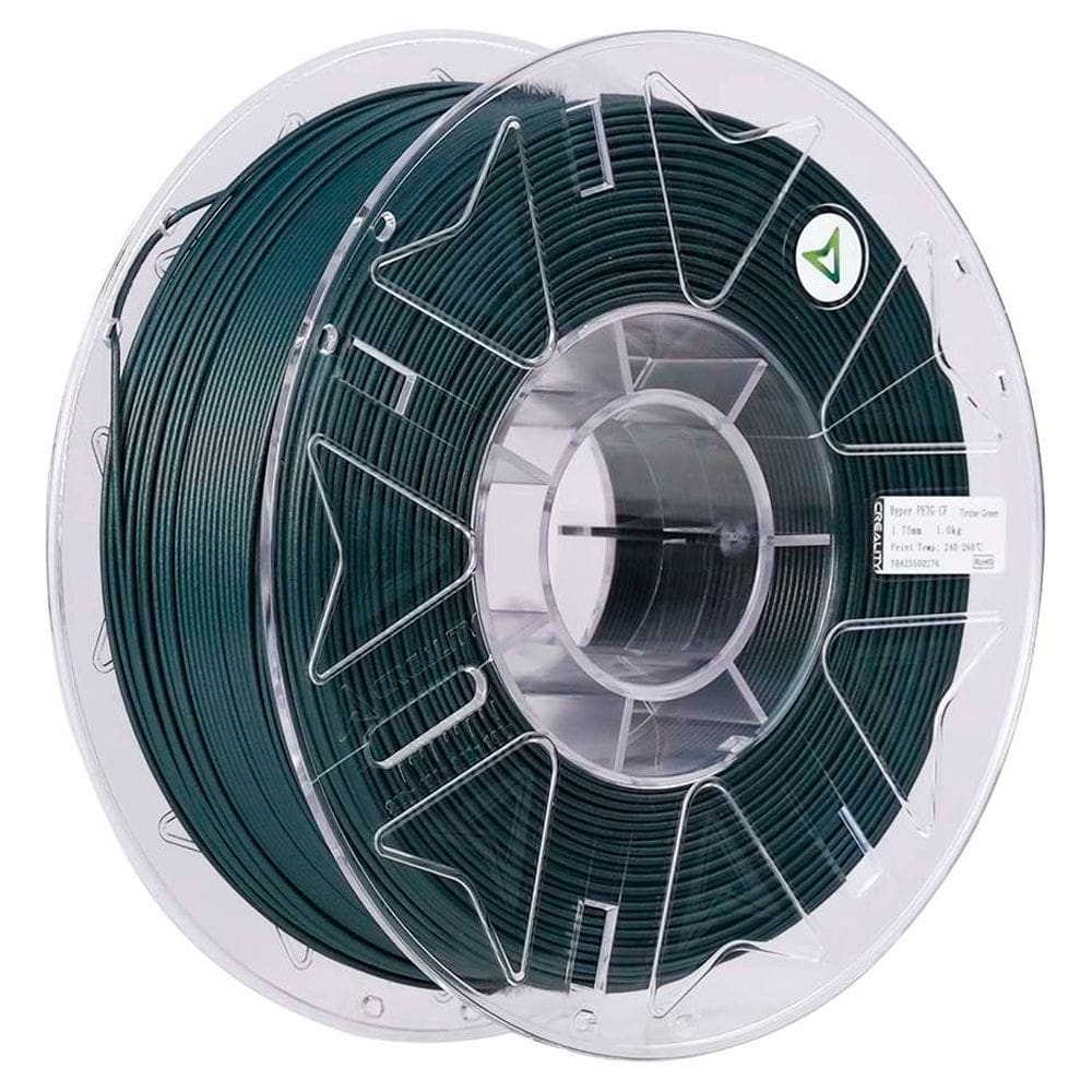 Filamento para Impressora 3D Creality Hyper PETG CF Verde Madeira Antiga