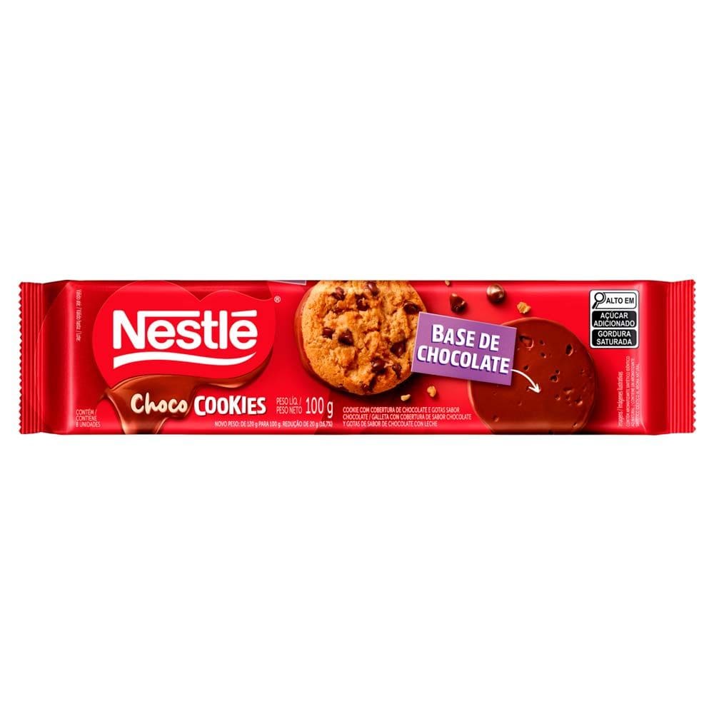 Choco Cookies Nestlé Base de Chocolate 100g
