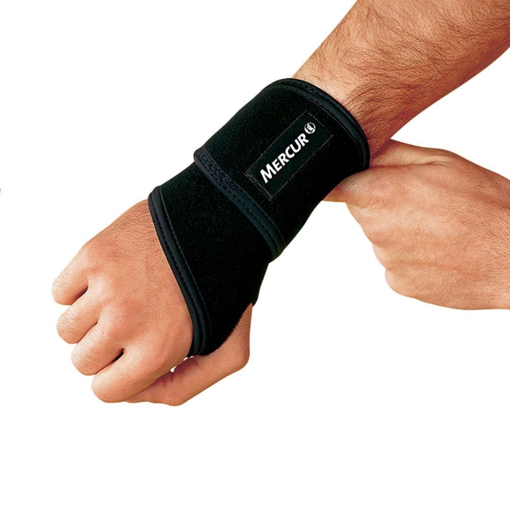 Órtese para Punho Mercur Ajustável Tamanho Único Cor Preto com 1 Unidade