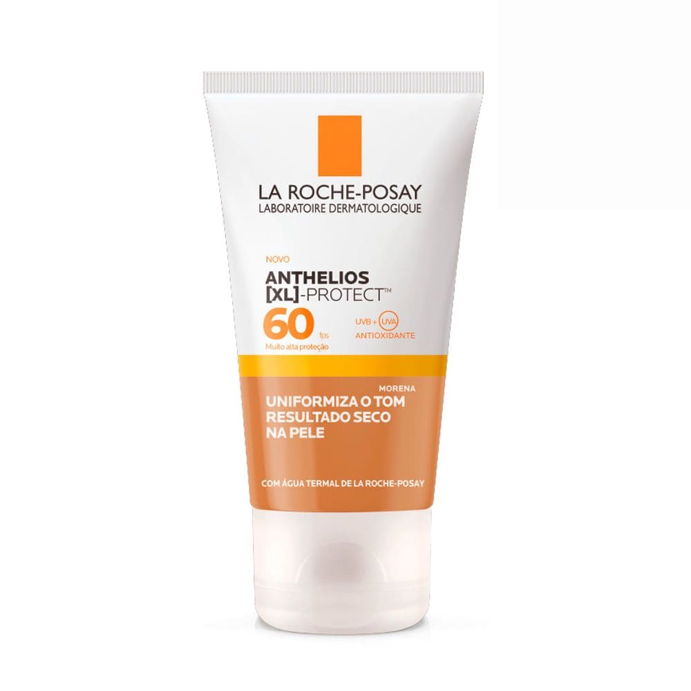 Protetor Solar Facial Anthelios XL-Protect Cor Morena FPS 60 Gel Creme 40g