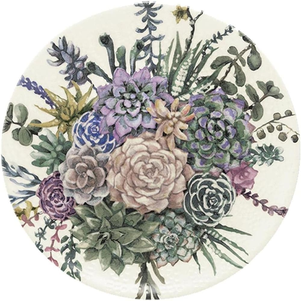 Conjunto De Pratos Rasos 2 Peças 26cm Unni Bothanica Oxford