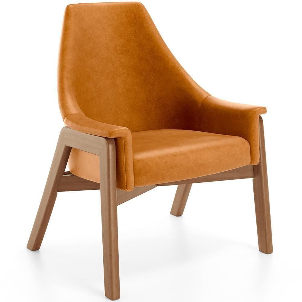 Poltrona Decorativa Sakura L02 Couríssimo Whisky - Lyam Decor