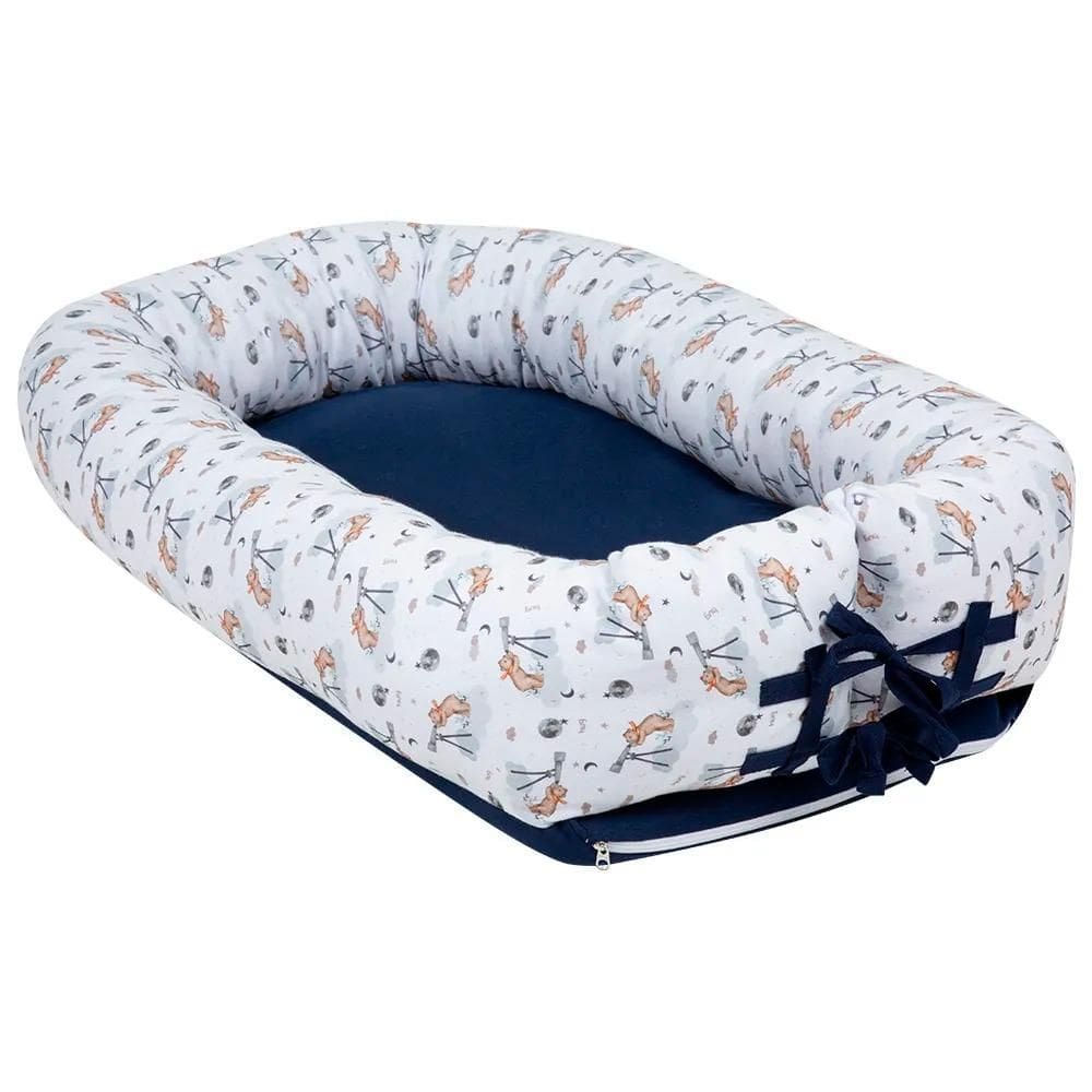 Ninho Redutor de Berço Hug Lunar Azul Galáxia