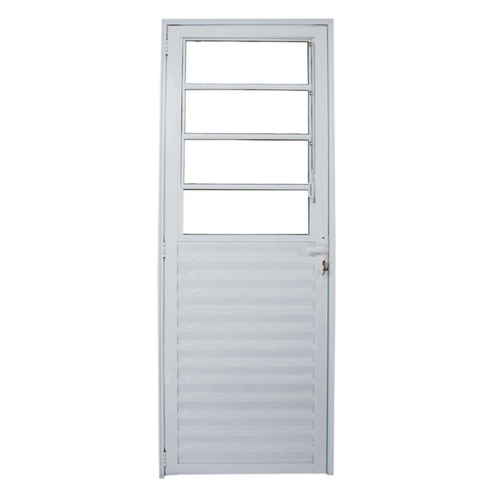 Porta Basculante Direita Vidro Mini Boreal 210x90cm Ecosul Esquadrisul