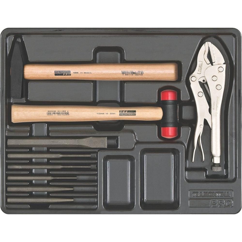 Módulo Com Ferramentas 9 Peças Tramontina Pro Orgnizador Ferramentas Para Gavetas E Armários Tramontina