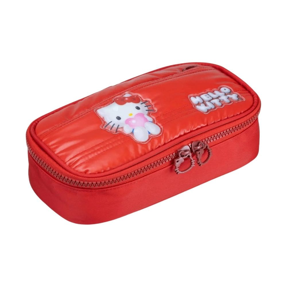 Estojo Box Escolar Hello Kitty Puffer Meninas Juvenil