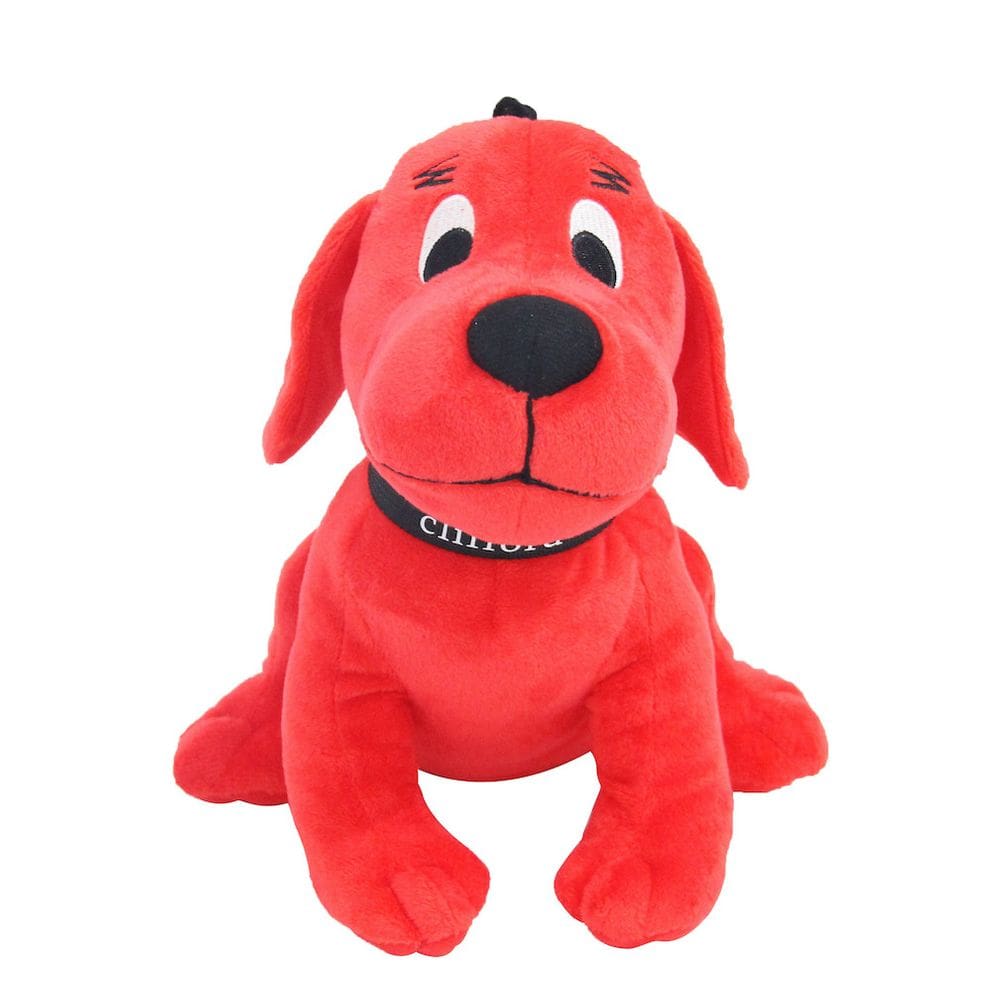 Boneco de brinquedo de pelúcia Clifford`s Big Red Dog 22 cm em cor vermelha