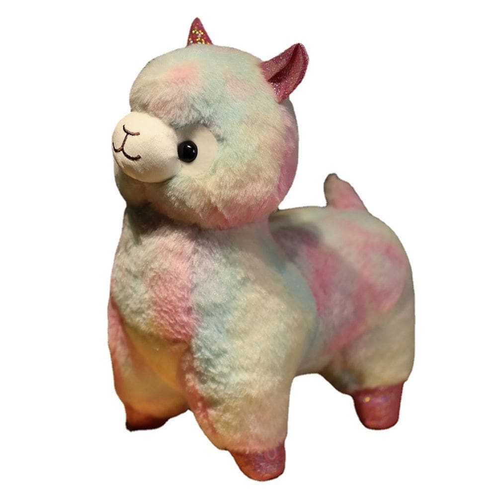 Boneca de pelúcia Lumious Alpaca 35cm em algodão e pelúcia