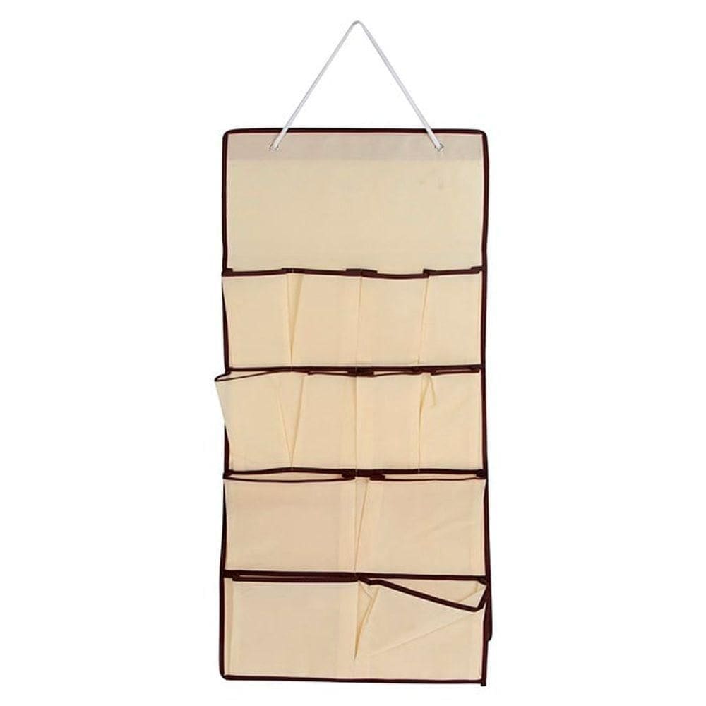 Sapateira Porta Vertical 12 Bolsos Divisórias Organizador De Sapatos Calçados Sandálias Multiuso