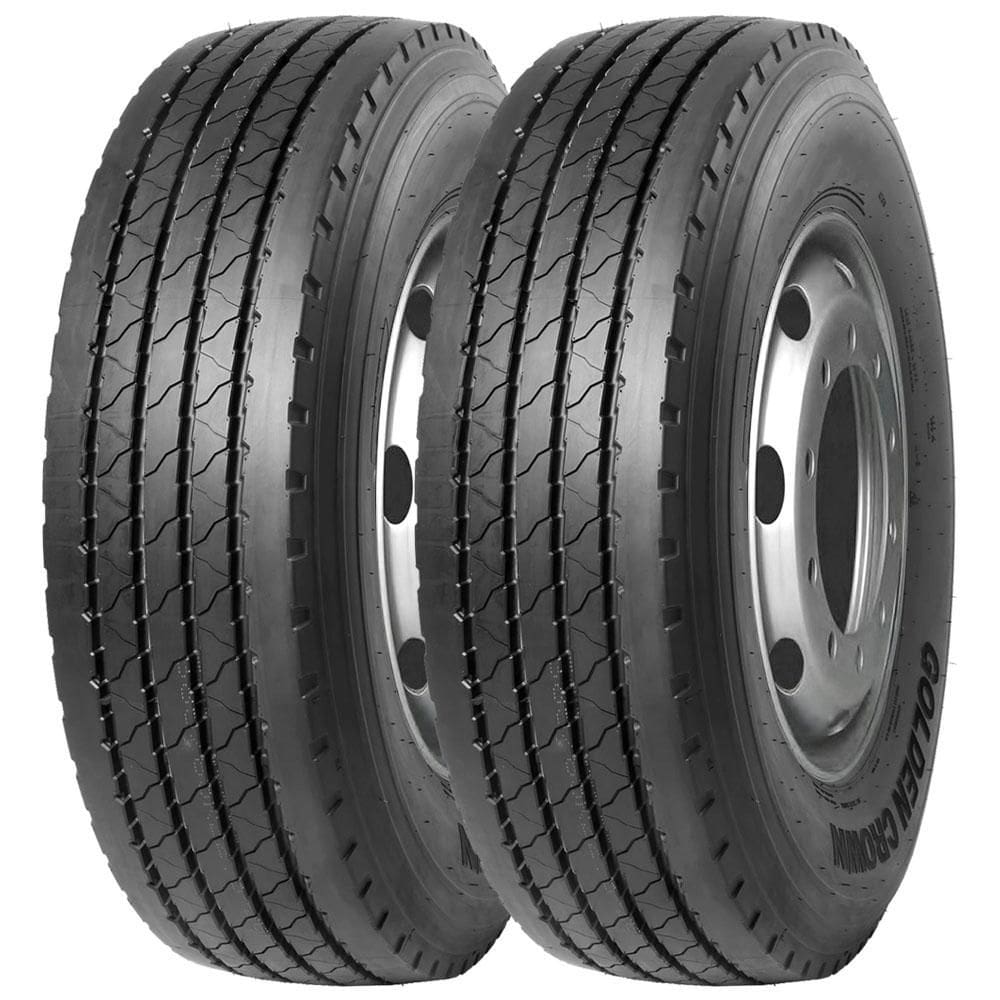 KIT 2 Pneu Golden Crown AZ170AW 215/75 R17.5 Aro 17.5 135/133J 16PR Liso