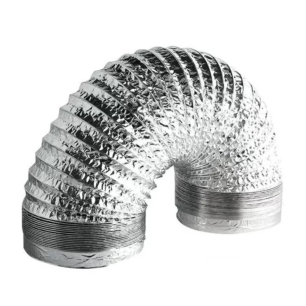 Duto Alumínio Flexível 4 Polegadas 10Cm X 5M Ar Condicionado