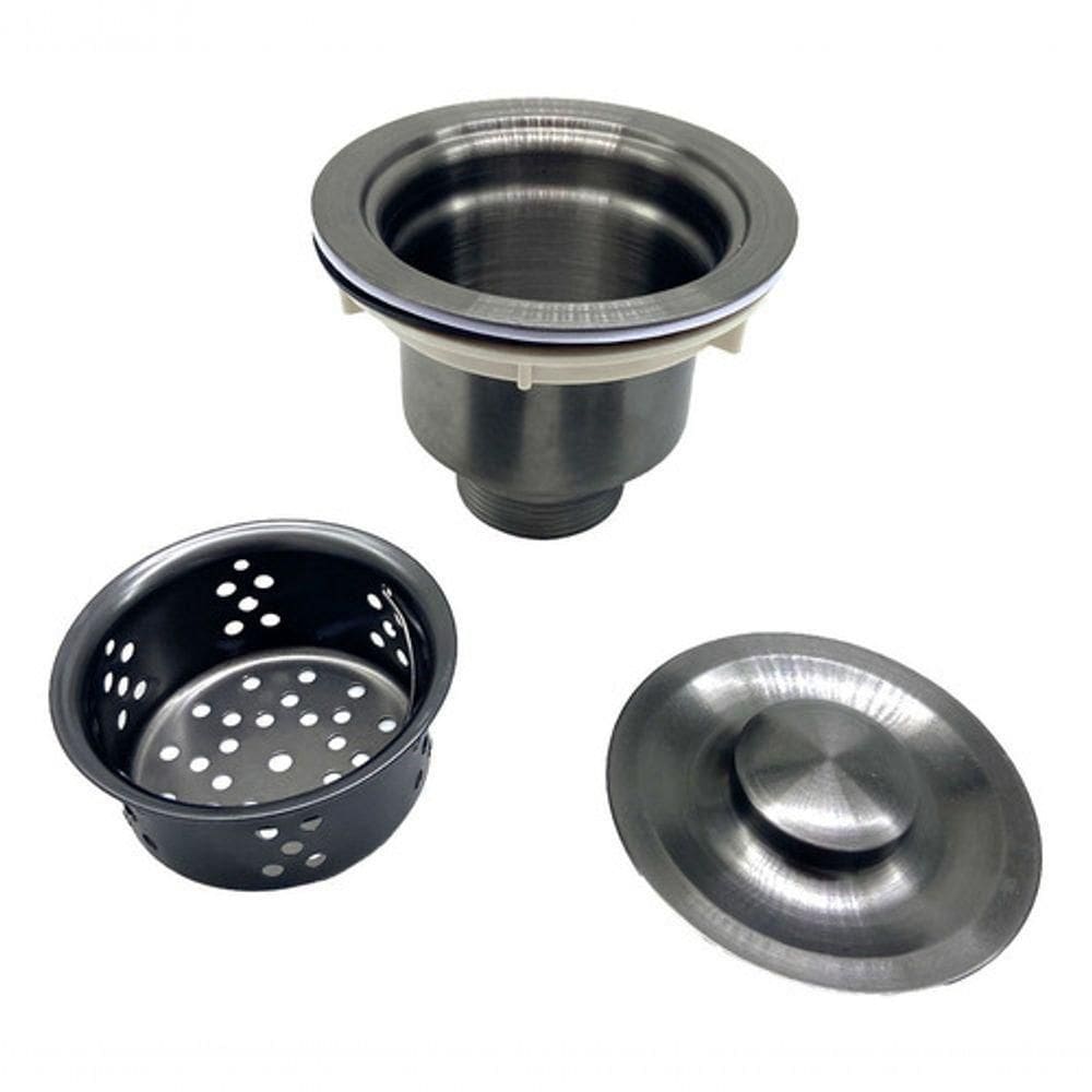 Válvula Escoamento Pia Americana 4.1/2 Inox Valvula Luxo