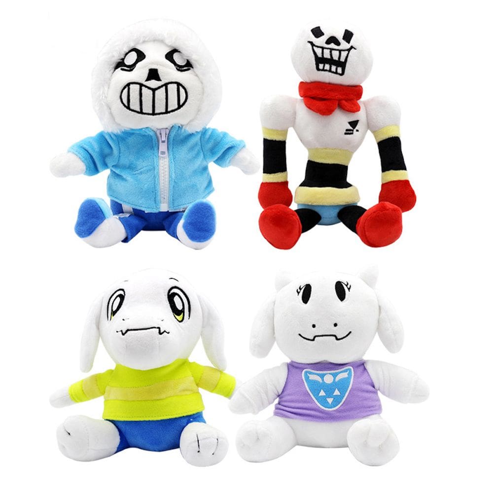 Boneca de brinquedo de pelúcia Undertales Sans Papyrus Asriel Toriel 20-30cm