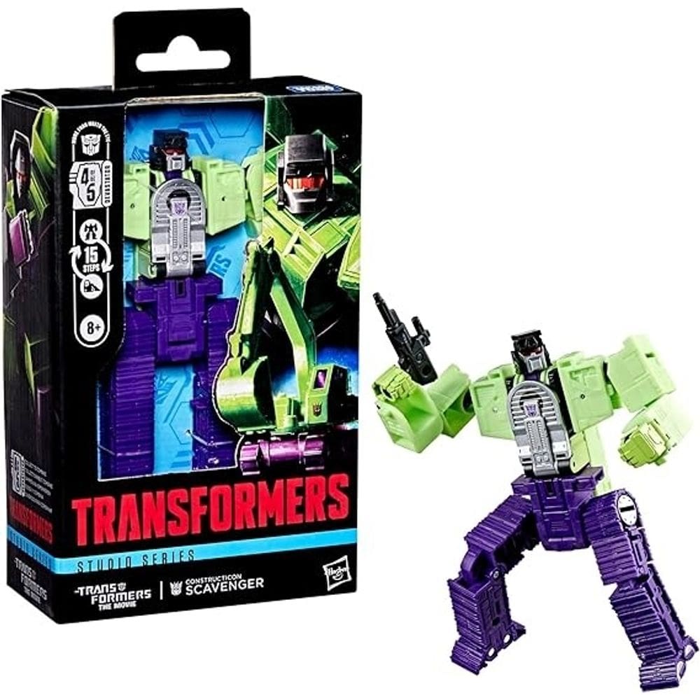 Transformers O Filme Studio Series Classe Deluxe Constructicon Scavenger - Hasbro