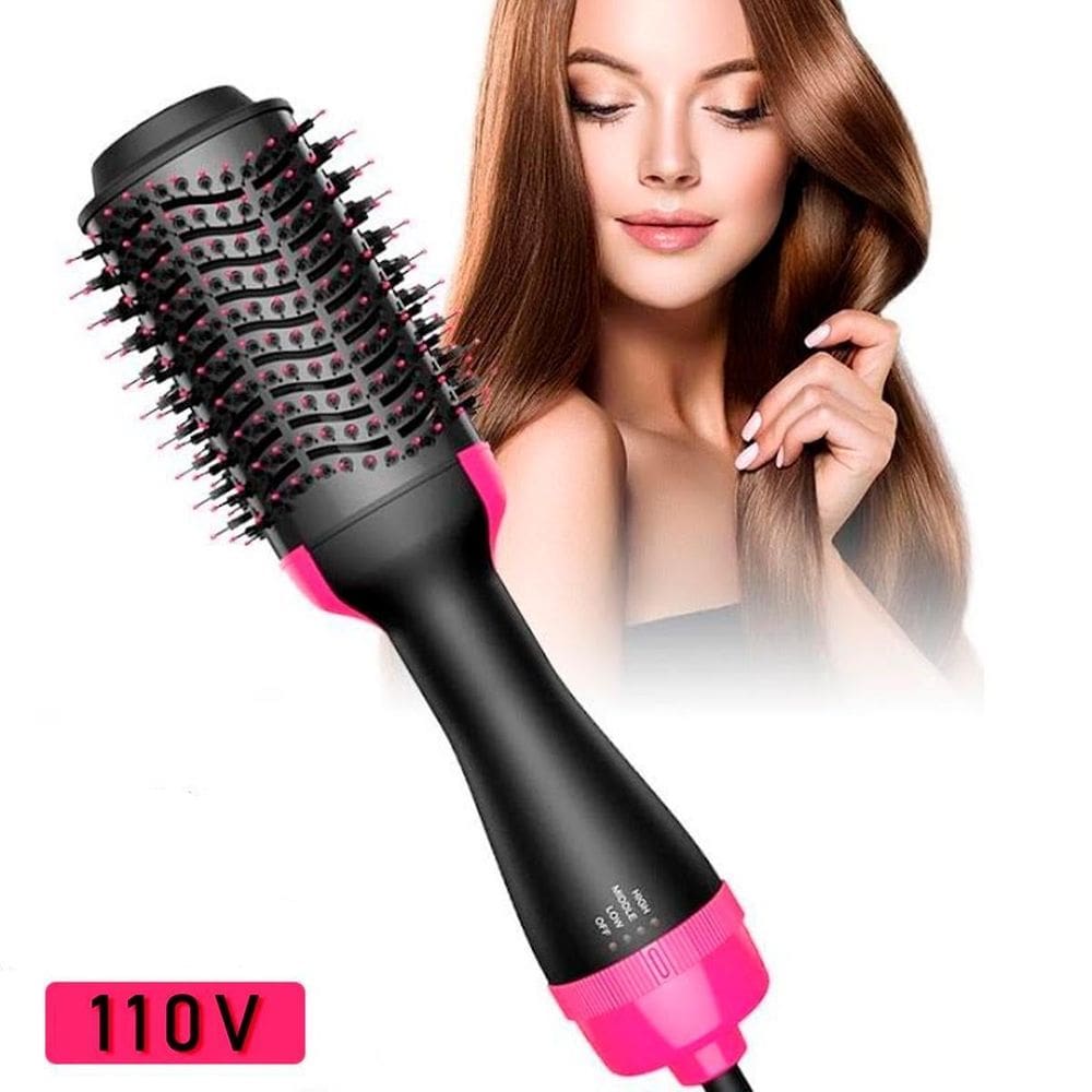 Escova Secadora De Cabelos Elétrica 3 Em 1