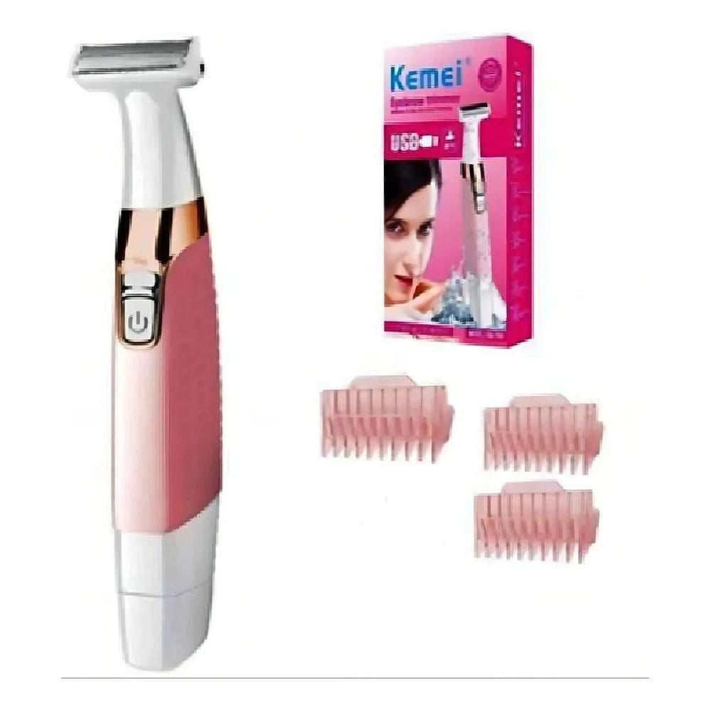 2X Depilador Aparador De Pelos Feminino Axilas Pernas Virilh