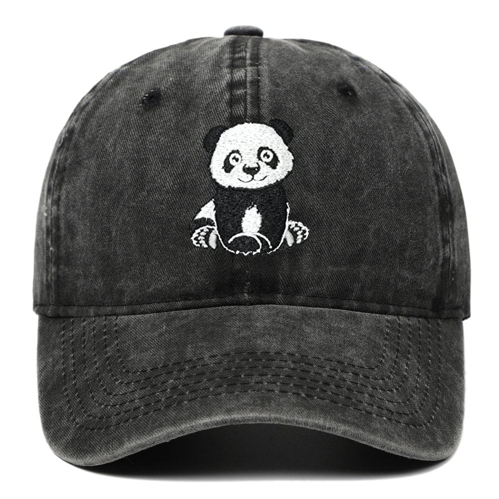 Boné de beisebol Pandas Anime para crianças ajustável 56-58cm