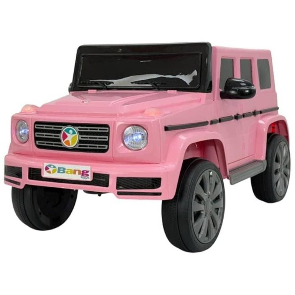 Carro Elétrico Infantil 12V Urban Kid Cruiser Rosa BANG TOYS