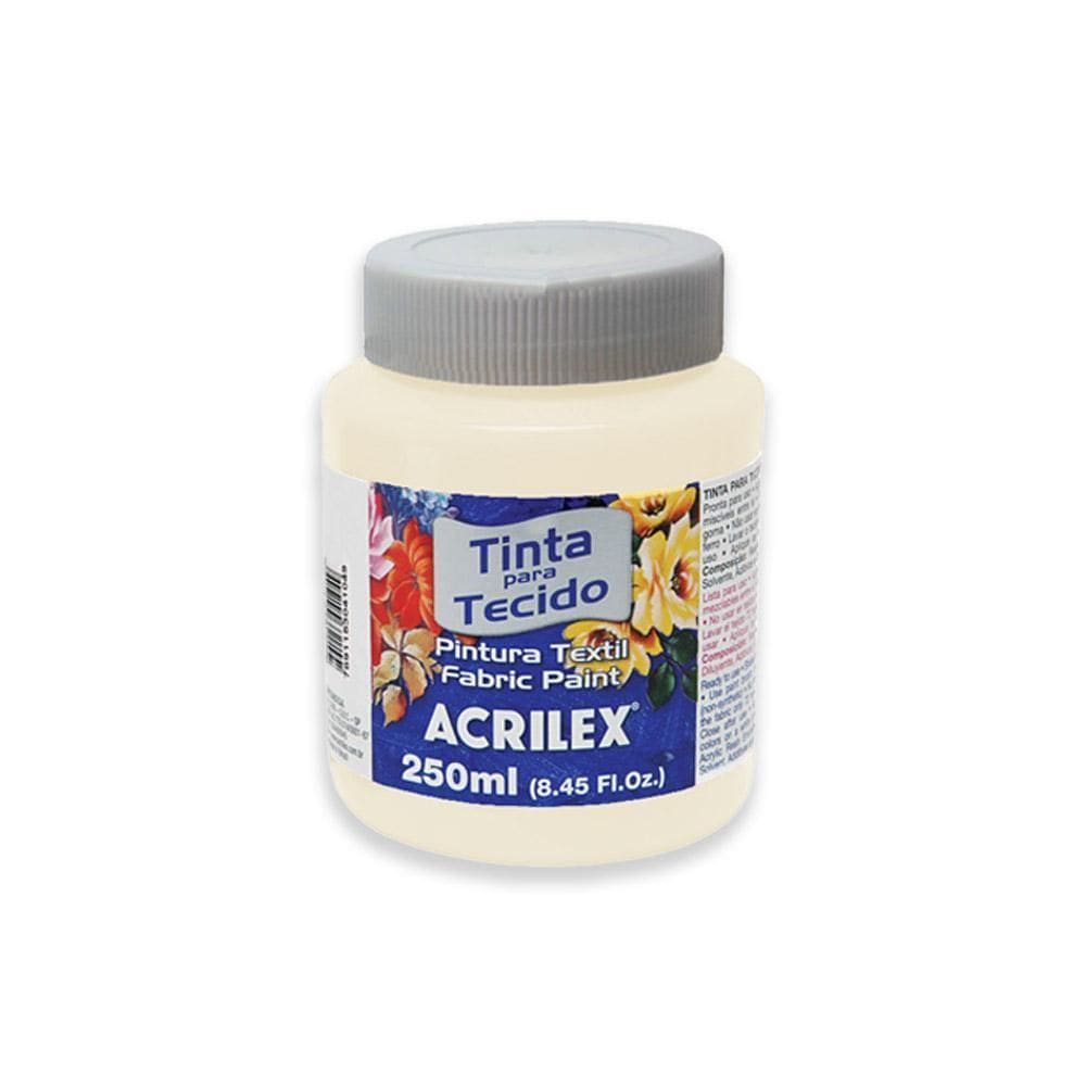 Tinta Para Tecido Fosca 250Ml Palha 834 Acrilex
