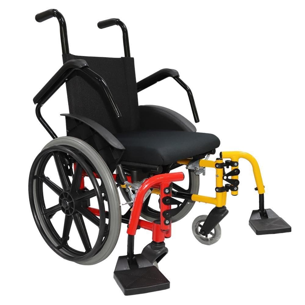 Cadeira De Rodas Infantil Alumínio Agile Dobrável Jaguaribe