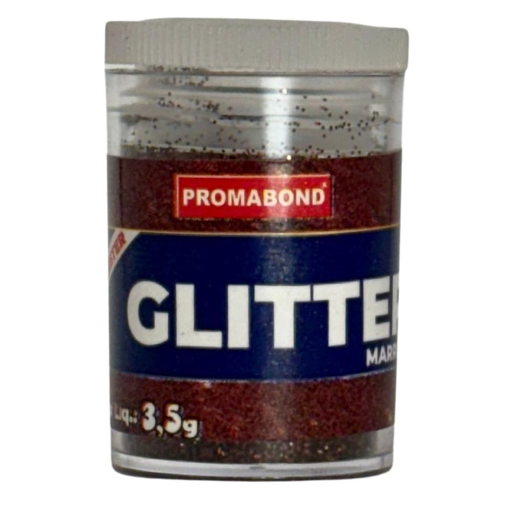 Glitter Marrom 3,5G Poliéster