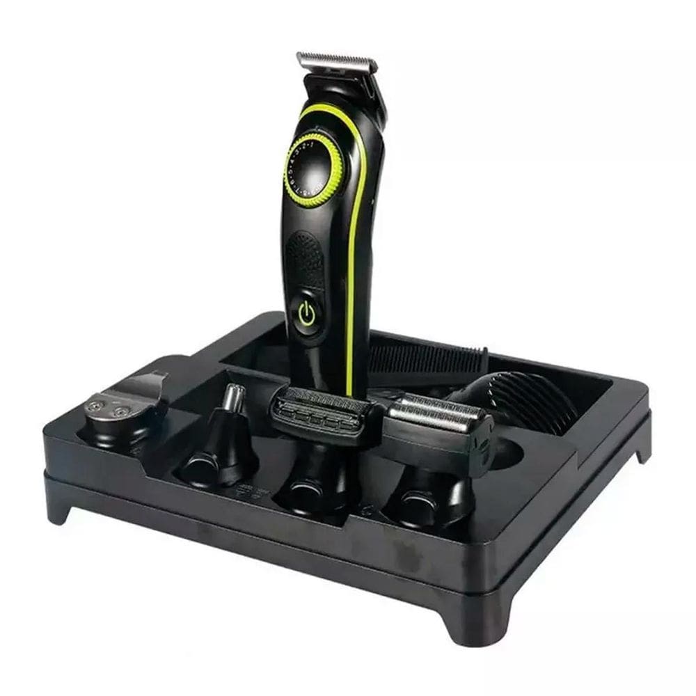 Barbeador Elétrico Kit Corte Conforto Portátil