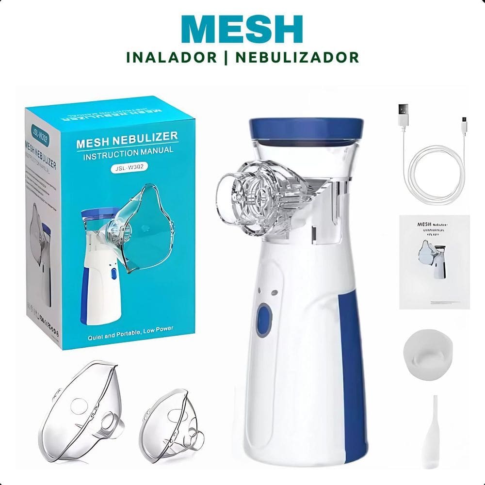 Inalador Nebulizador Portátil, Ideal Para Crianças E Adultos