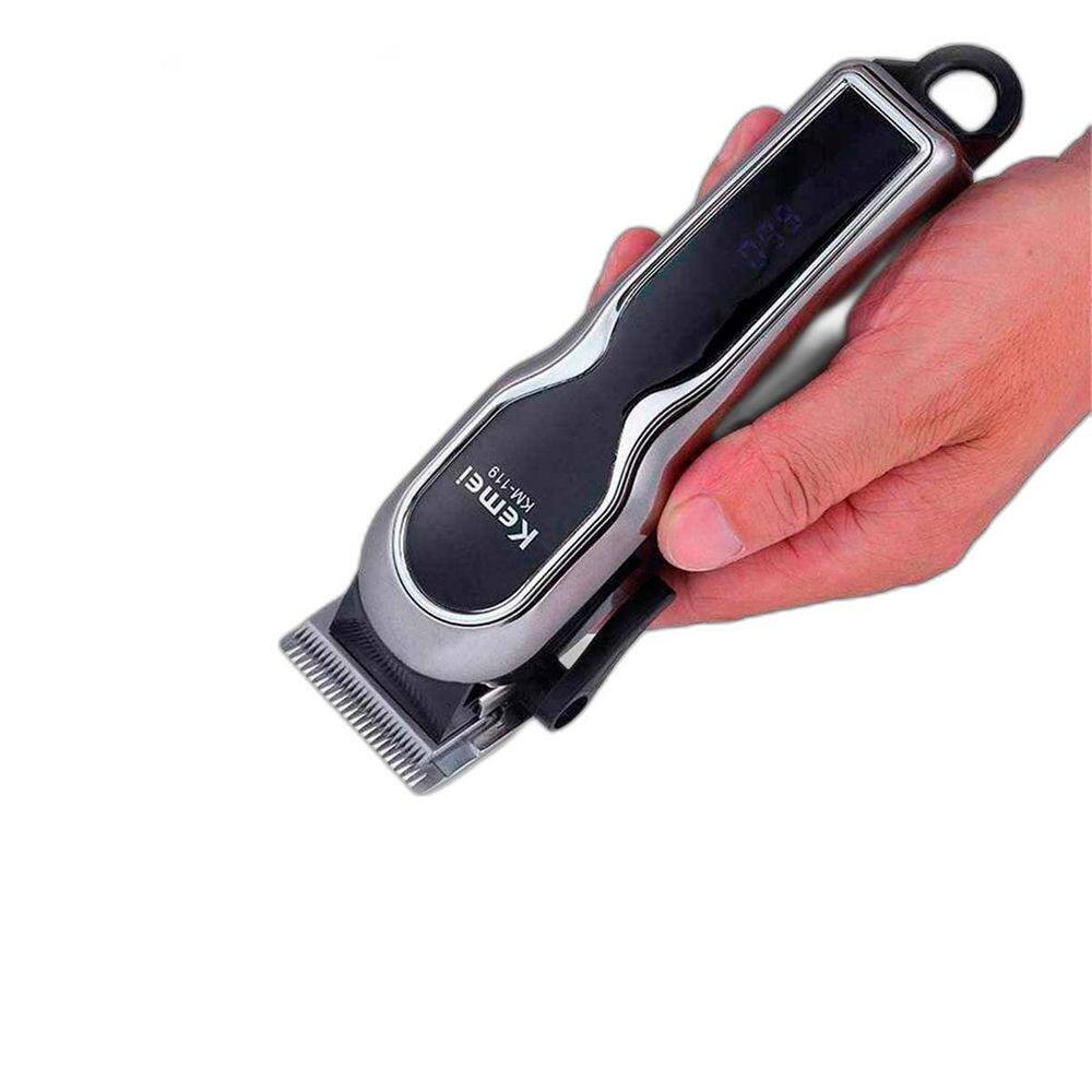 Cortador De Cabelo Kemei Com Display Digital